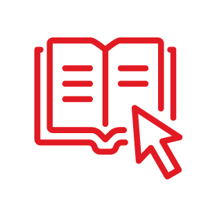Book with cursor icon 带光标图标的书