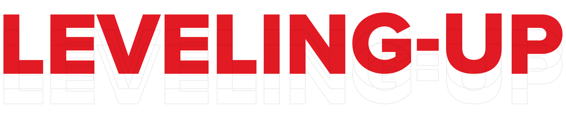 Leveling-Up Wordmark 练级相对