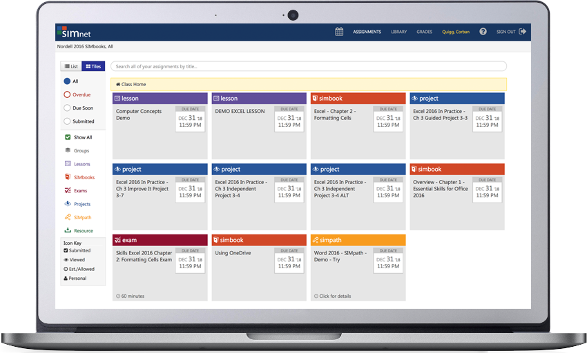 SIMnet Dashboard SIMnet仪表板